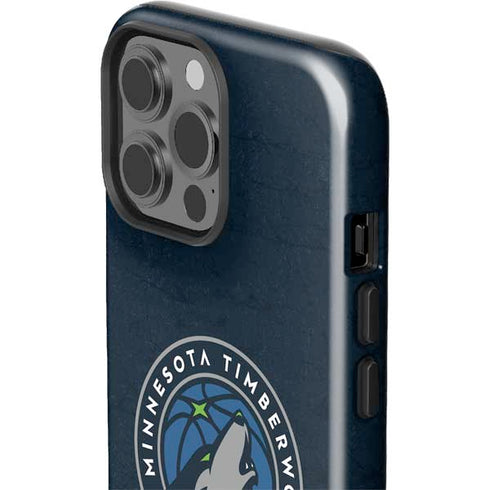 NBA Minnesota Timberwolves Distressed iPhone 15 Pro Max Impact Case